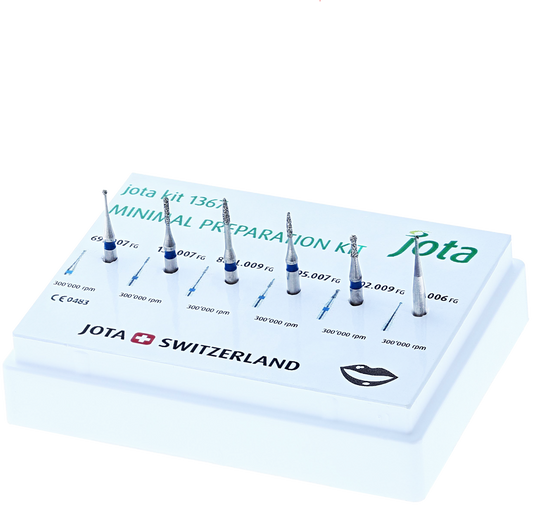 Kit Biomimetico de preparacion minimamente invasivo Kit 1367, 6 piezas, JOTA