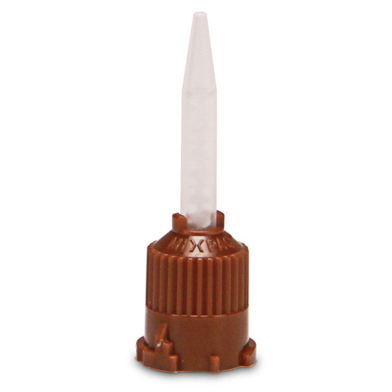 Dual-Syringe Puntas (Marrón) cementos resinosos