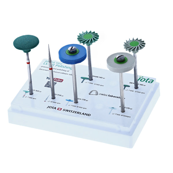 Kit Pulido y ajuste de Zirconio 1452, 6 pzs HP