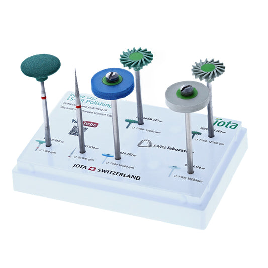 Kit Pulido y ajuste de Zirconio 1452, 6 pzs HP